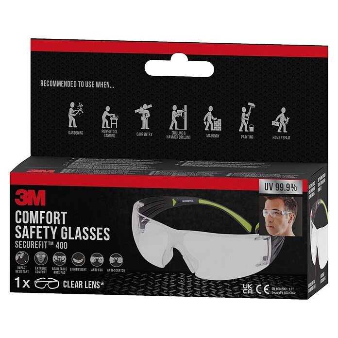 3M Schutzbrille (Transparent)