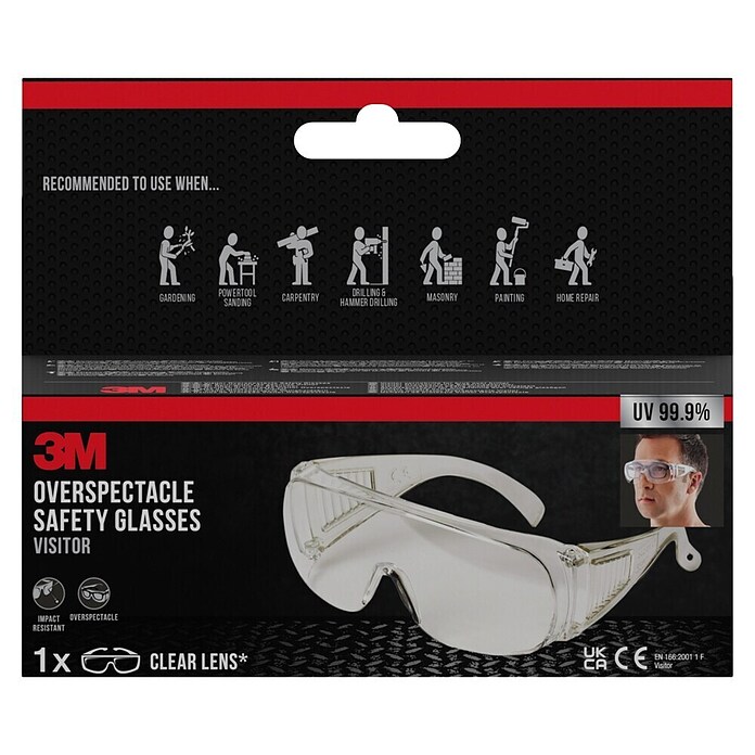 3M Schutzbrille (Transparent)