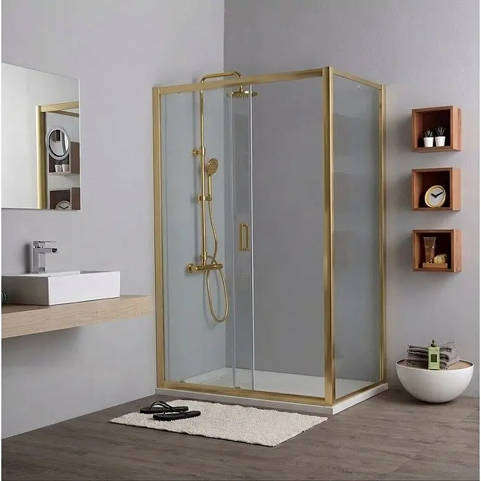 Kiamami Valentina Eckdusche - 1.200 x 800 x 1.900 cm, Stärke: 6 mm