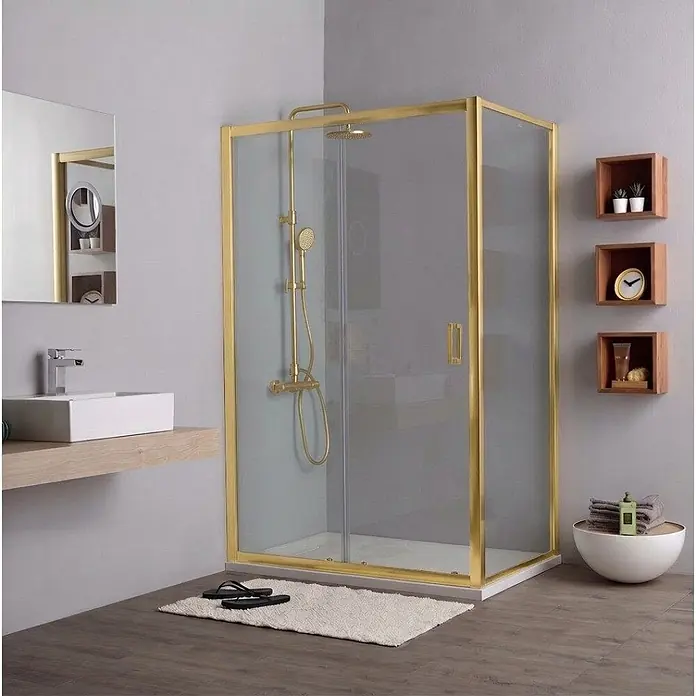 Kiamami Valentina Eckdusche - 1.200 x 800 x 1.900 cm, Stärke: 6 mm