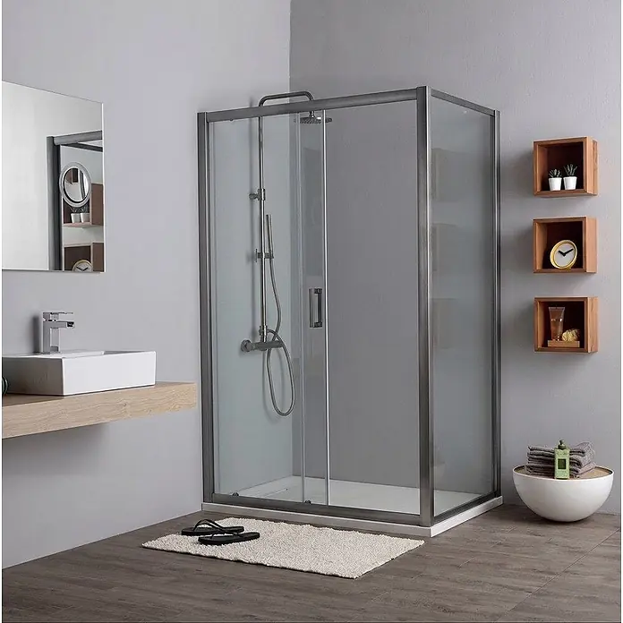 Kiamami Valentina Eckdusche - 1.400 x 700 x 1.900 cm, Stärke: 6 mm