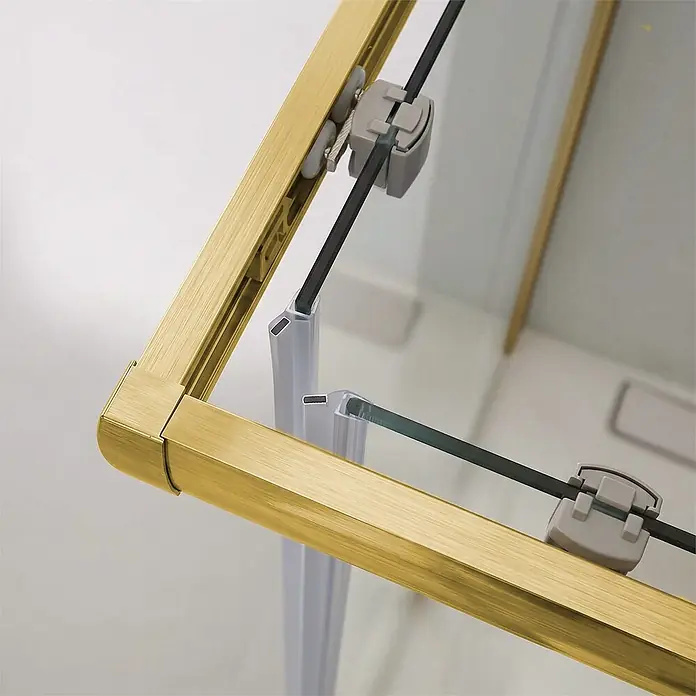 Kiamami Valentina Eckdusche - 1.000 x 700 x 1.900 cm, Stärke: 6 mm