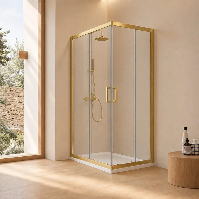 Kiamami Valentina Eckdusche - 1.000 x 700 x 1.900 cm, Stärke: 6 mm
