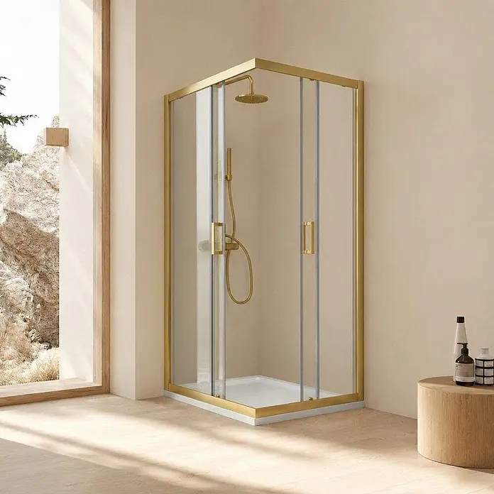 Kiamami Valentina Eckdusche - 900 x 900 x 1.900 cm, Stärke: 6 mm