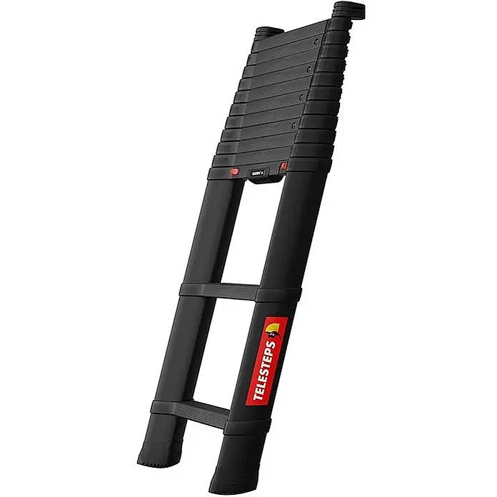 Telesteps Teleskopleiter Tactical Line Taktische Teleskopleiter – Militär- & Polizeileiter - Anzahl Tritte: 13 Stk., Arbeitshöhe: 5.000 m, Belastbarkeit: 500 kg, Aluminium