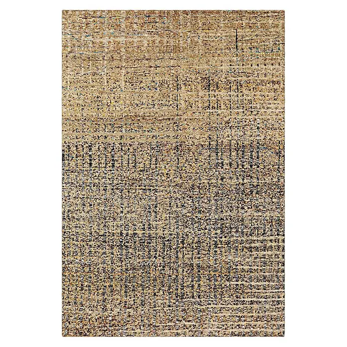 Kayoom Kurzflorteppich Topaz 5400 - Natural, 240 x 170 cm, 80 % Seide, 20 % Baumwolle - Draufsicht
