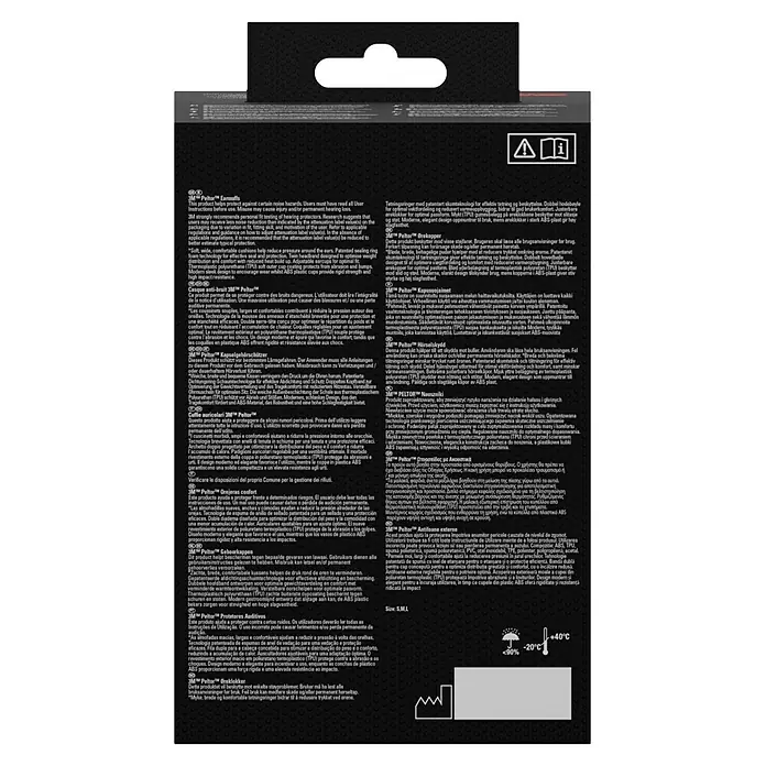 3M Peltor Auriculares de protección - Tamaño: Universal - Los protectores auditivos 3M Peltor ofrecen cómoda protección. Hechos de plástico ABS duradero y suaves cojines de TPU para resistencia a impactos.