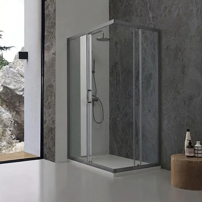 Kiamami Valentina Eckdusche - 900 x 700 x 1.900 cm, Stärke: 6 mm