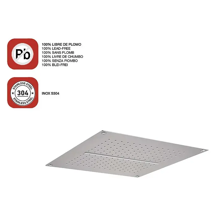 Poalgi UP-Brausearmatur TRINITY - Gebürstetes Nickel, Seidenmatt