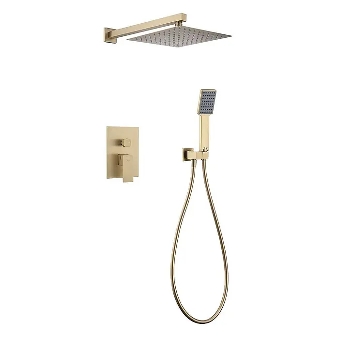 Poalgi UP-Brausearmatur DREAM - Gebürstetes Gold, Seidenmatt