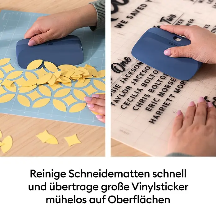Cricut Plotter-Werkzeug XL-Rakel - Geeignet für: Aufkleber, Blau - Blauer Cricut Rakel zum Reinigen von Schneidematten und Anbringen von großen Vinylstickern.