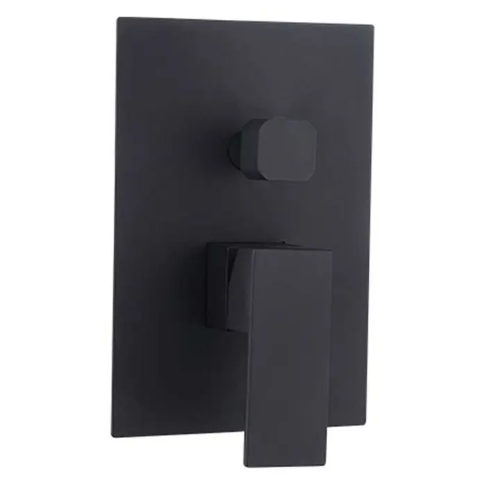 Poalgi UP-Brausearmatur TRINITY - Mattschwarz, Matt