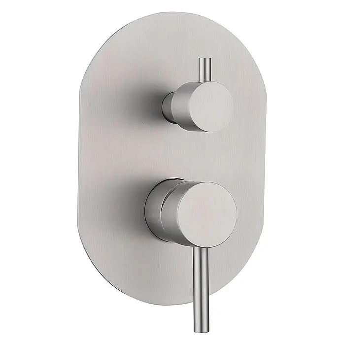 Poalgi UP-Brausearmatur SOUL - Gebürstetes Nickel, Seidenmatt