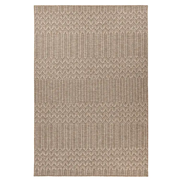 Kayoom Outdoor-Teppich Sindra 125 - Natur, 230 x 160 cm, 100 % Polypropylen - Draufsicht