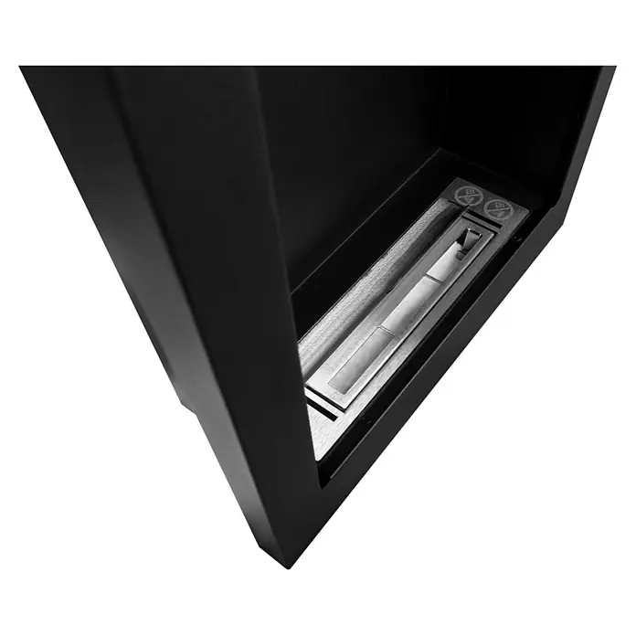 Bysil Kaminofen - Material Verkleidung: Stahl, Schwarz