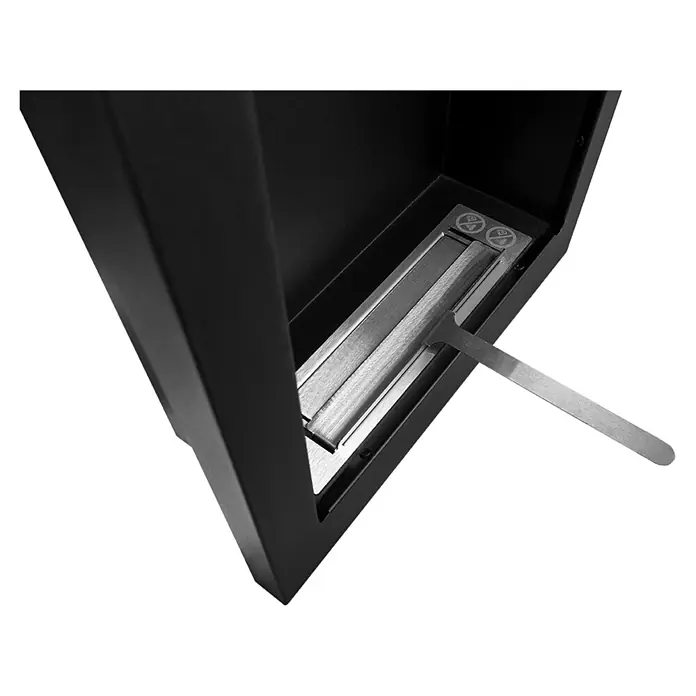 Bysil Kaminofen - Material Verkleidung: Stahl, Schwarz
