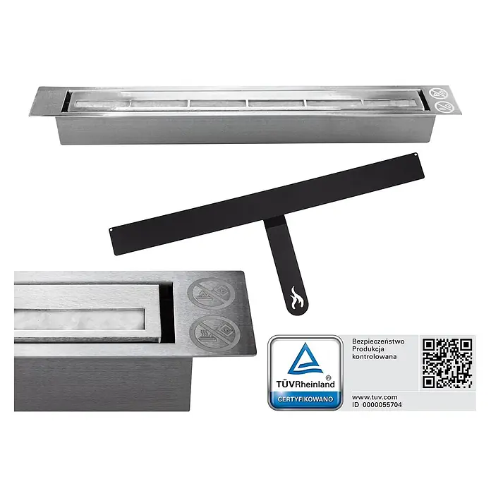 Bysil Kaminofen - Material Verkleidung: Stahl, Inox
