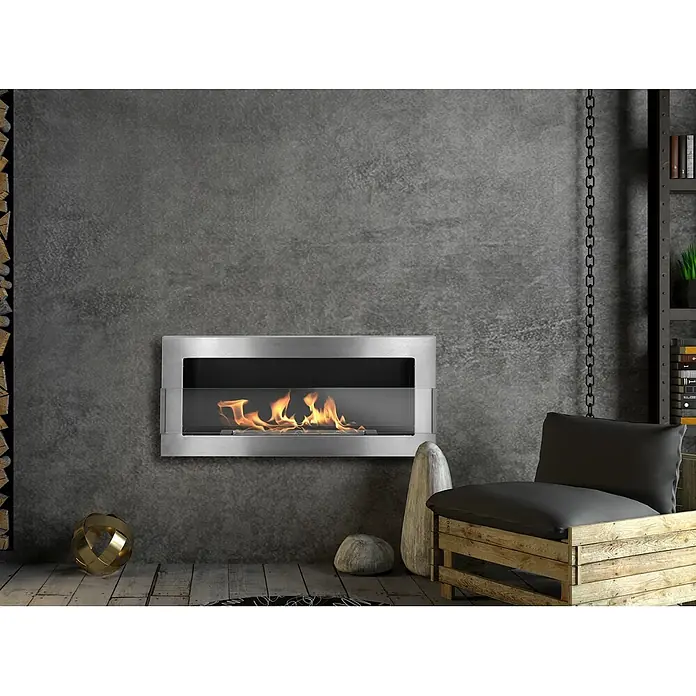 Bysil Kaminofen - Material Verkleidung: Stahl, Inox