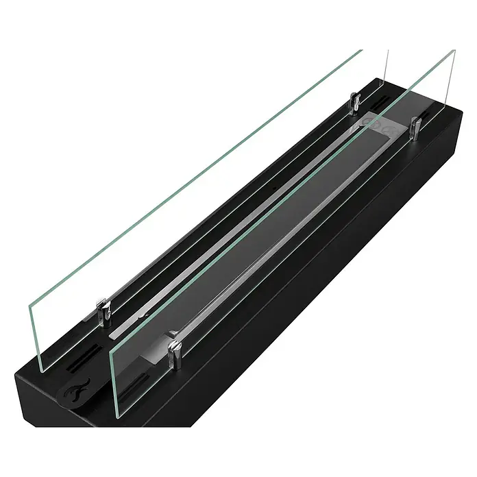 Bysil Kaminofen - Material Verkleidung: Stahl, Schwarz