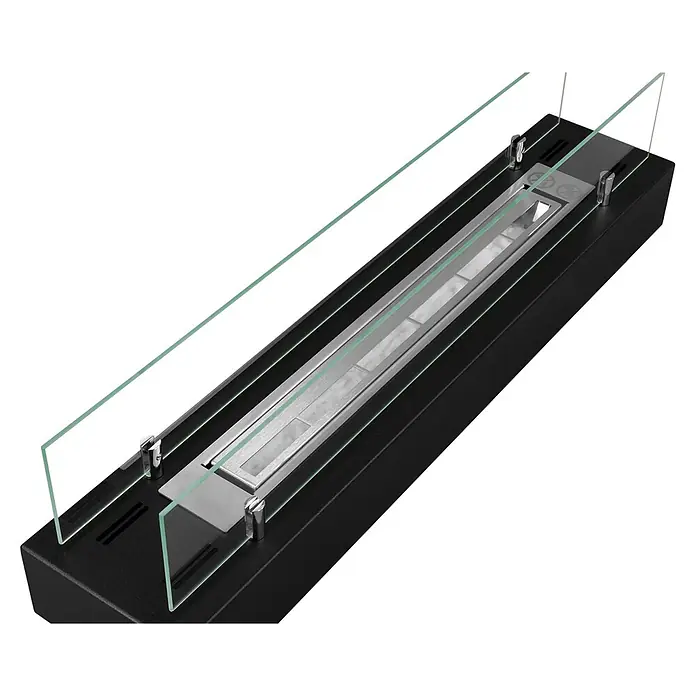 Bysil Kaminofen - Material Verkleidung: Stahl, Schwarz