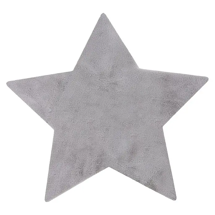 Kayoom Kinderteppich Lille 868 - Grau, 86 x 86 cm, 100 % Polyester - Draufsicht