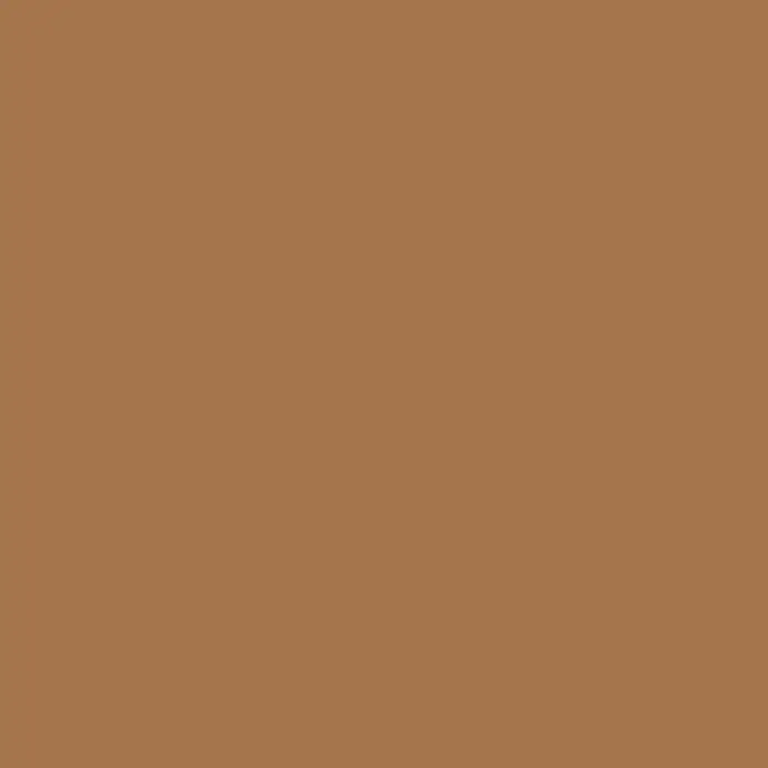 Lefranc & Bourgeois Acrylfarbe Glossy - Gold, 500 ml, Flasche - Einfarbiger mittelbrauner Farbmuster.