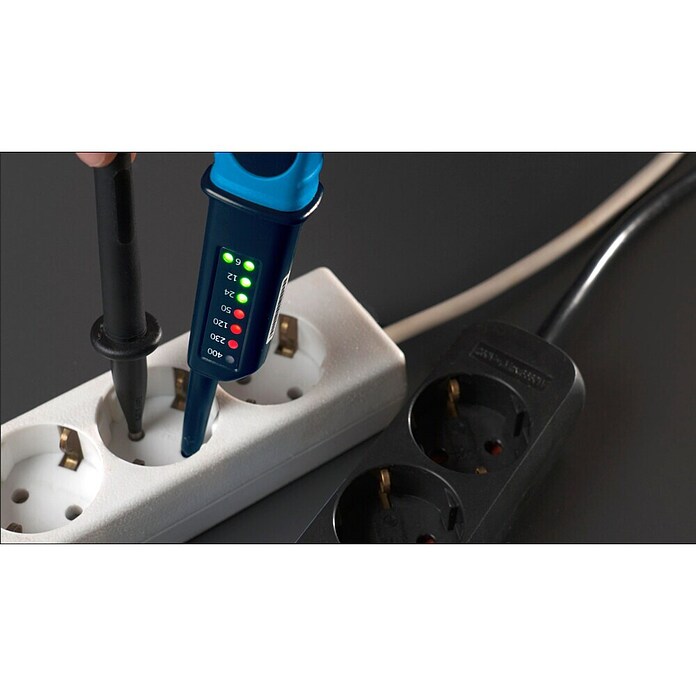 Profi Depot Spannungsprüfer (2-polig, Messbereich Gleichspannung: 6 - 400 V, Messbereich Wechselspannung: 6 - 400 V)