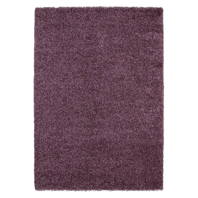 Kayoom Hochflorteppich Comfy 125 - Violett, 320 x 230 cm, 100 % Polypropylen - Draufsicht