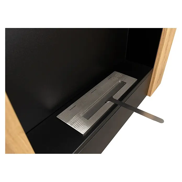 Bysil Kaminofen - Material Verkleidung: Stahl, Schwarz