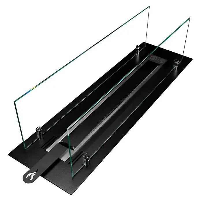 Bysil Kaminofen - Material Verkleidung: Stahl, Schwarz