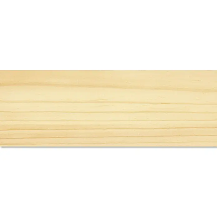 Osmo High Solid Hartwachsöl Original 3062 - Farblos, 750 ml, Matt - Nahaufnahme eines hellen, unbehandelten Holzbretts mit deutlicher Maserung, ideal für DIY-Projekte und Möbelbau.