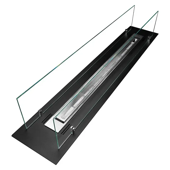 Bysil Kaminofen - Material Verkleidung: Stahl, Schwarz