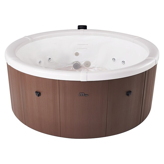 MSpa Mobil-Whirlpool Rova Frame (Ø x H: 182 x 70 cm, Braun, Fassungsvermögen: 970 l) | BAUHAUS
