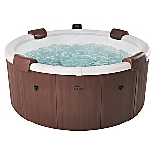 MSpa Mobil-Whirlpool Rova Frame (Ø x H: 182 x 70 cm, Braun, Fassungsvermögen: 970 l)