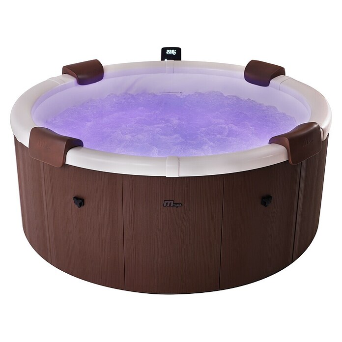 MSpa Mobil-Whirlpool Rova Frame (Ø x H: 182 x 70 cm, Braun, Fassungsvermögen: 970 l) | BAUHAUS