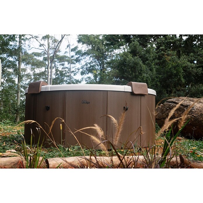 MSpa Mobil-Whirlpool Rova Frame (Ø x H: 182 x 70 cm, Braun, Fassungsvermögen: 970 l) | BAUHAUS