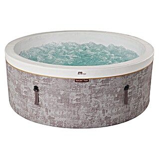 MSpa Mobil-Whirlpool Verto Cocoon (Ø x H: 180 x 65 cm, Graubraun, Fassungsvermögen: 850 l)