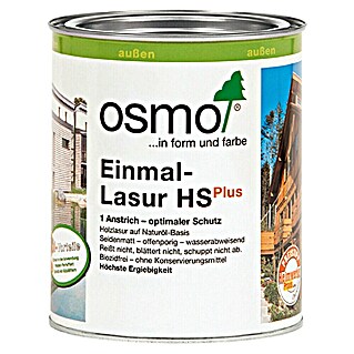 Osmo Einmal-Lasur HSPlus 9211 (Fichte Weiß, 750 ml, Seidenmatt)