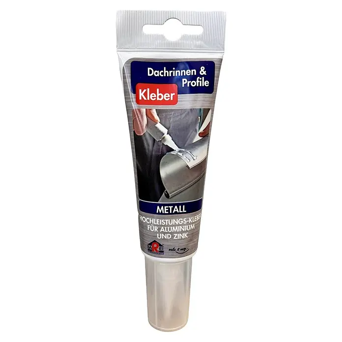Sarei Spezialkleber für Metall-Dachrinnen & Profile - 130 g - Vorderansicht