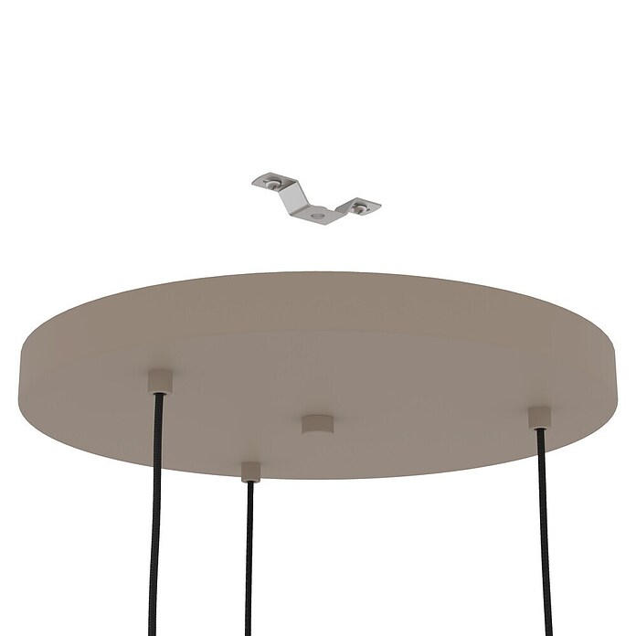 Eglo Romazzina Pendelleuchte (120 W, Ø x H: 46 x 110 cm, Sandfarben, E27) | BAUHAUS