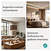 Eglo Maserlo Pendelleuchte rund (Cappuccino, Höhe: 110 cm, Max. Leistung: 60 W, E27, 1-flammig)