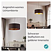 Eglo Maserlo Pendelleuchte rund (Cappuccino, Höhe: 110 cm, Max. Leistung: 180 W, E27, 3-flammig)