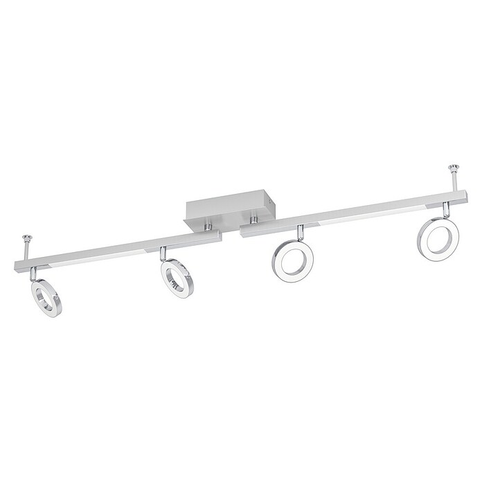 Eglo LED-Deckenstrahler Cardillio 1 (4 x 3,2 W, Chrom, L x B: 98,5 x 8,5 cm)