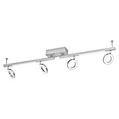 Eglo LED-Deckenstrahler Cardillio 1 (4 x 3,2 W, Chrom, L x B: 98,5 x 8,5 cm)