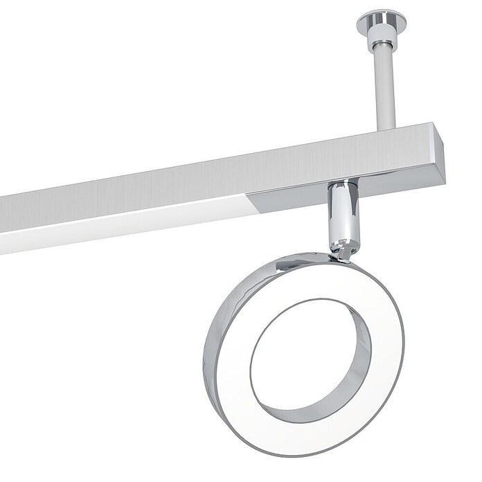 Eglo LED-Deckenstrahler Cardillio 1 (4 x 3,2 W, Chrom, L x B: 98,5 x 8,5 cm)