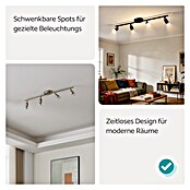 Eglo LED-Deckenstrahler BUZZ-LED (12 W, Schwarz, 4 Stk.) | BAUHAUS