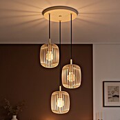 Eglo Romazzina Pendelleuchte (120 W, Ø x H: 46 x 110 cm, Sandfarben, E27) | BAUHAUS
