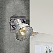 Eglo Barnstaple Wandstrahler (40 W, Farbe: Braun-Patina, L x B: 16 x 16 cm)