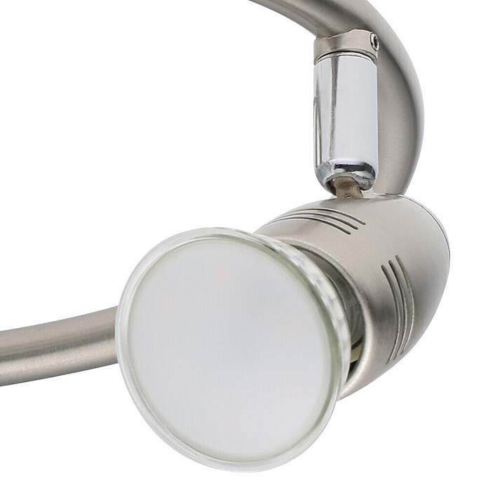 Eglo LED-Deckenstrahler MAGNUM-LED (9 W, L x B x H: 25,5 x 0 x 295 cm, Nickel-matt/Chrom, 3 Stk.) | BAUHAUS