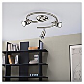 Eglo LED-Deckenstrahler MAGNUM-LED (9 W, L x B x H: 25,5 x 0 x 295 cm, Nickel-matt/Chrom, 3 Stk.) | BAUHAUS